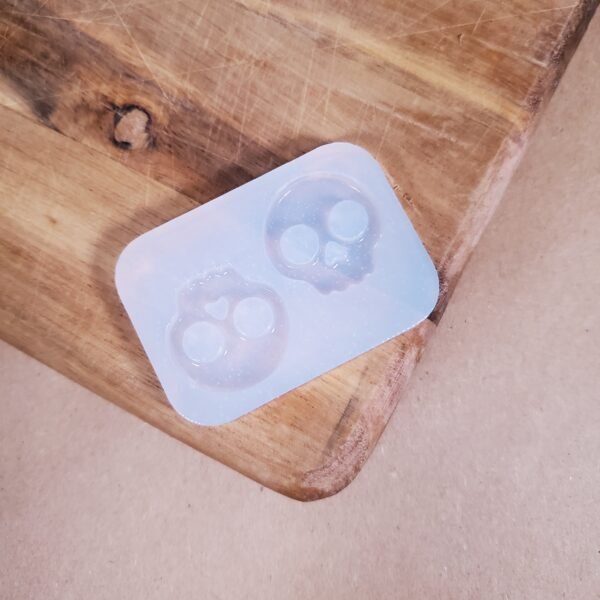 Paire boucle d'oreille crâne - Moule en silicone – Image 4