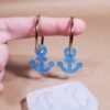 Paire boucle d'oreille ancre - Moule en silicone – Image 2