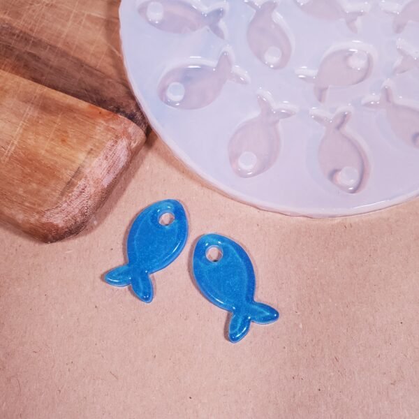 Boucle d'oreille poisson - Moule en silicone – Image 4
