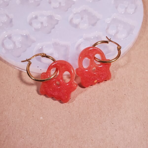 Boucle d'oreille fantôme - Moule en silicone