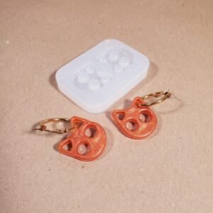 Paire boucle d'oreille chat - Moule en silicone