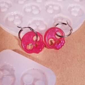 Moule à pampille – boucle d’oreille Crâne