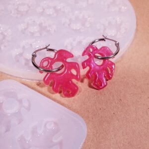 Moule à pampille – boucle d’oreille Feuille