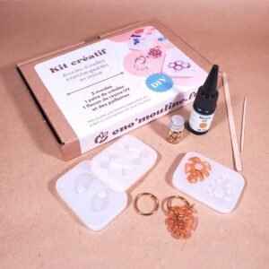 Kit résine - 3 paires boucles d'oreilles