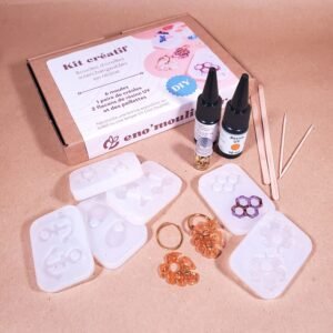 Kit résine - 6 paires boucles d'oreilles