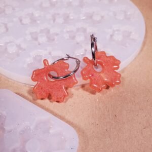 Moule à pampille - boucle d'oreille Erable