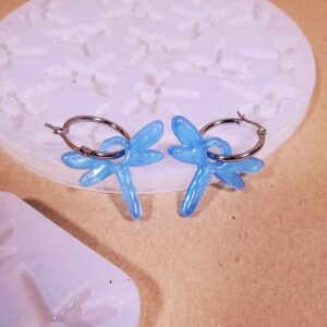 Moule à pampille – boucle d’oreille Libellule