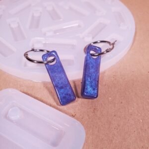 Moule à pampille - boucle d'oreille Rectangle