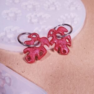Moule à pampille – boucle d’oreille Feuille