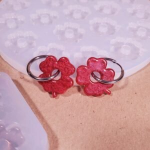 Moule à pampille – boucle d’oreille Trèfle