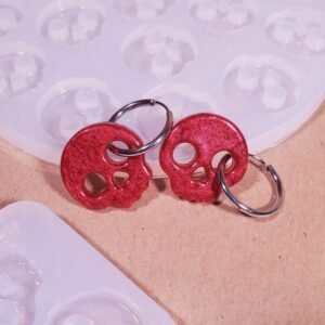 Moule à pampille – boucle d’oreille Crâne